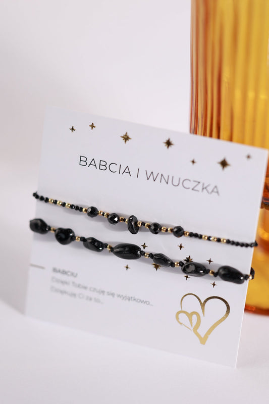 Zestaw Bransoletek Turmalin