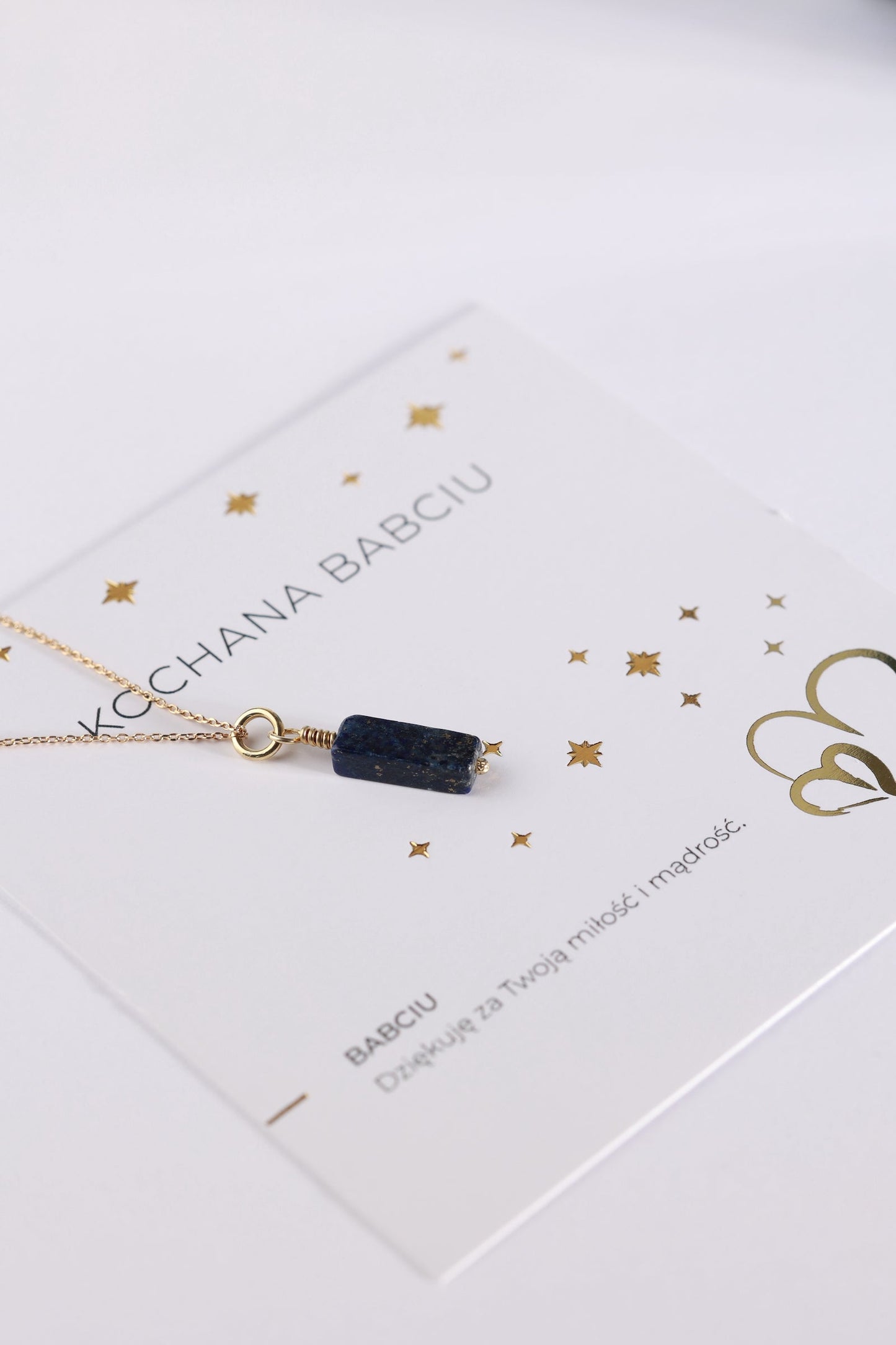 Naszyjnik dla Babci z Lapis Lazuli