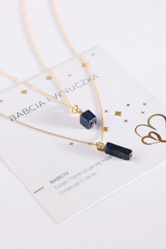 Zestaw Naszyjników Lapis Lazuli