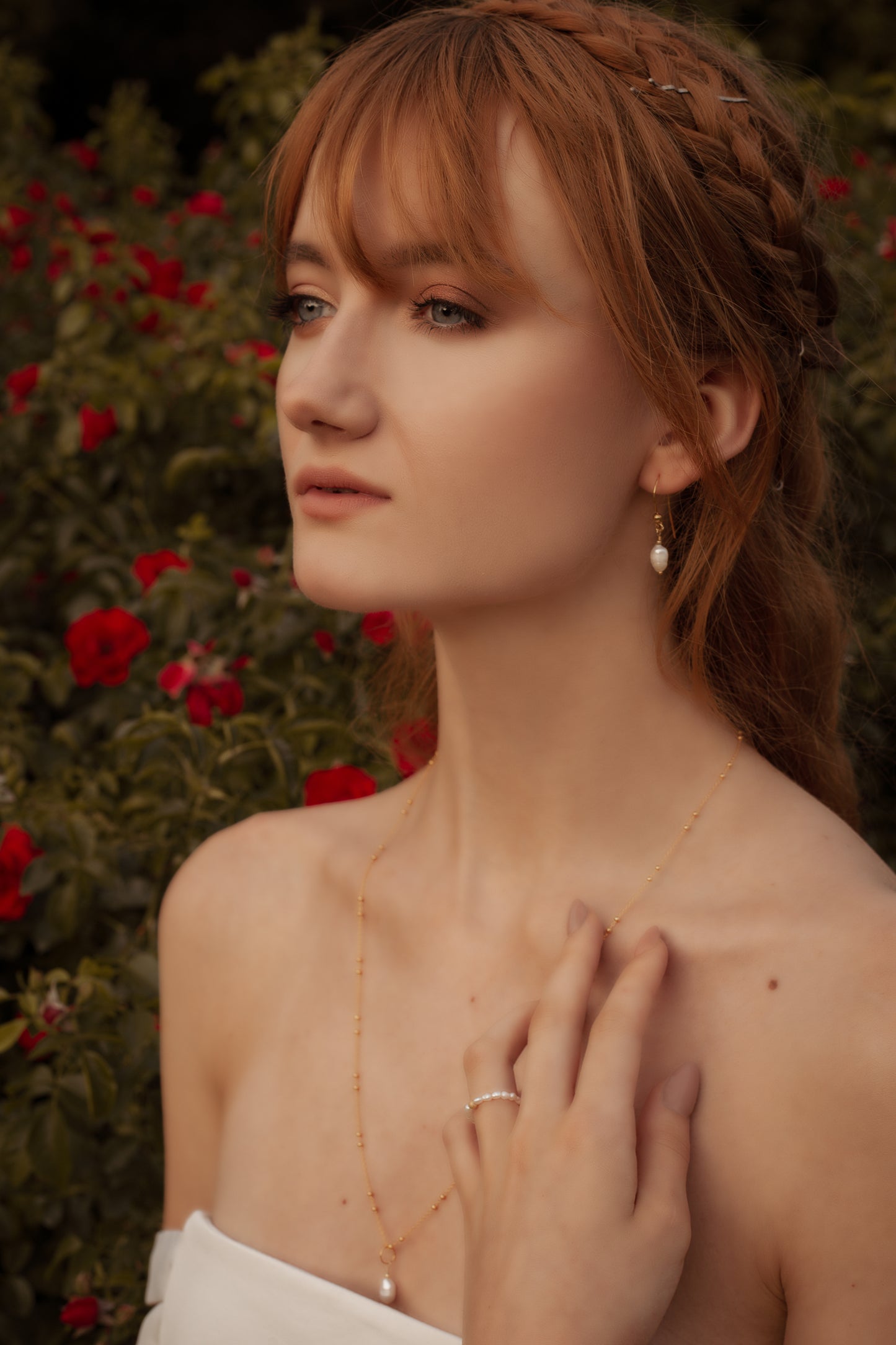 Naszyjnik single pearl