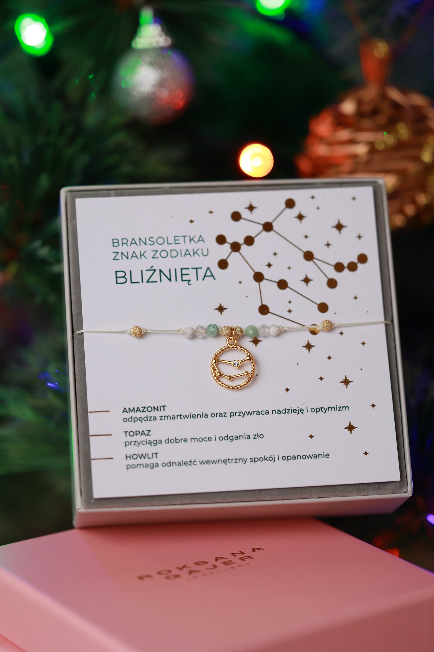 bransoletka znak zodiaku bliźnięta