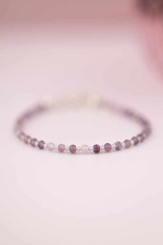 Bransoletka Ametyst i Topaz