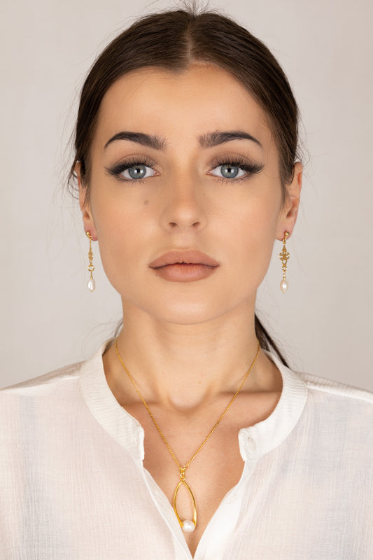 Naszyjnik z zawieszką perła