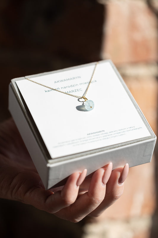Naszyjnik kamień narodzin – marzec