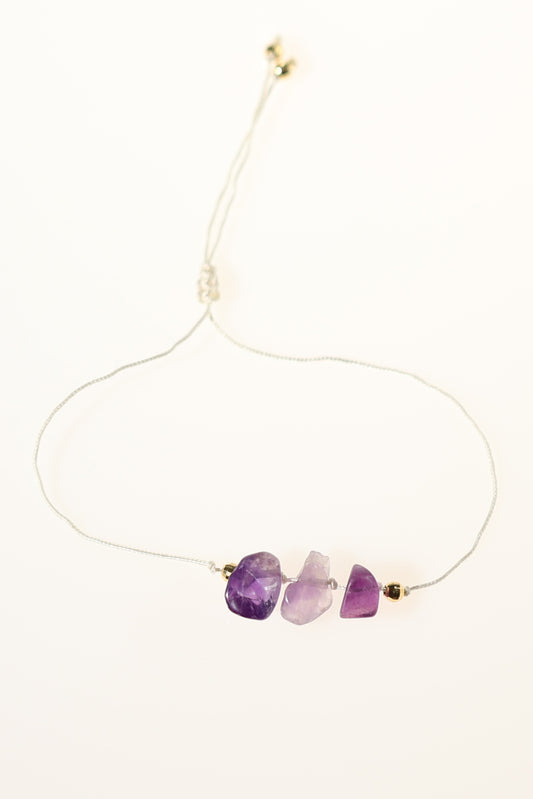 Bransoletka z ametystem