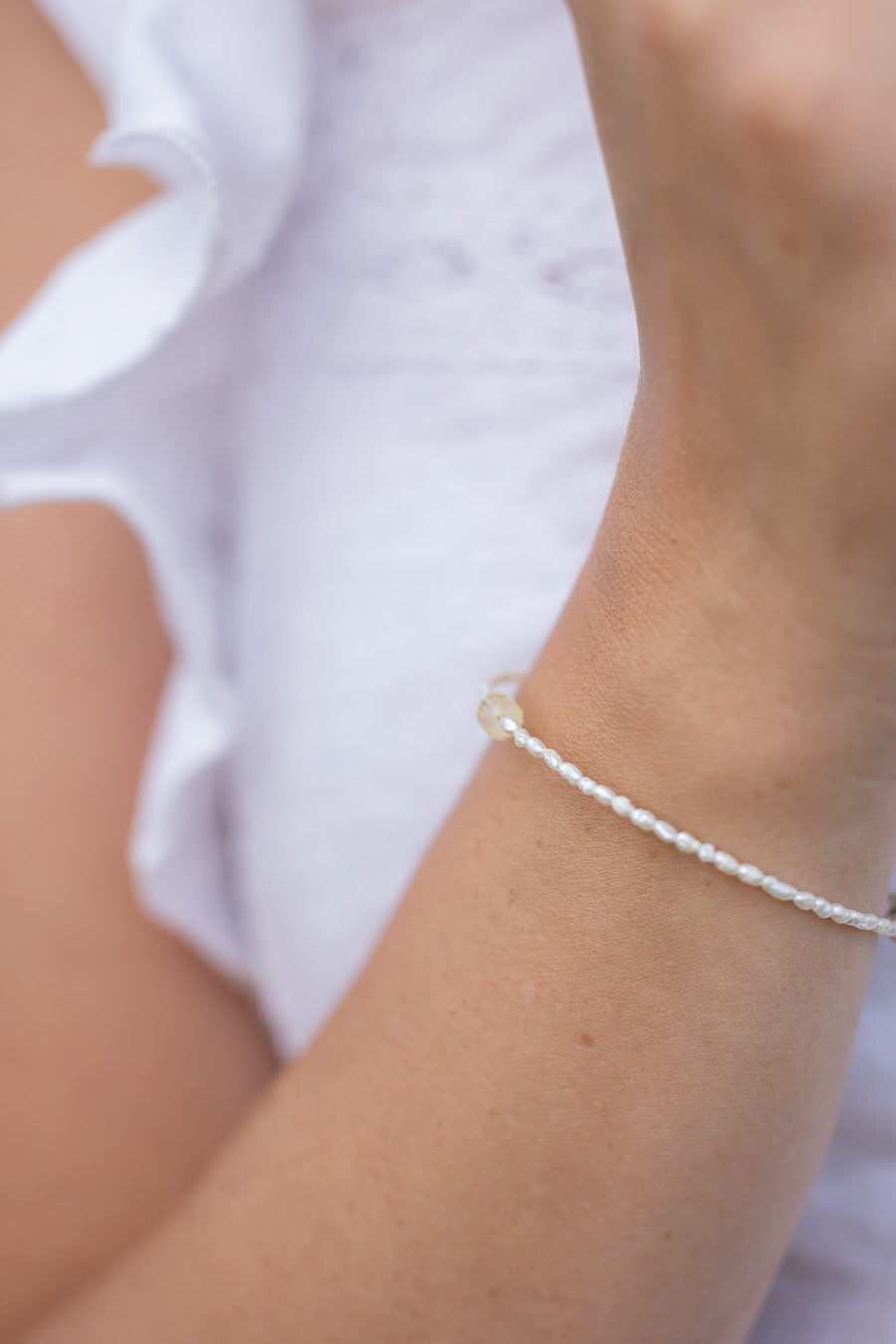 Bransoletka Perła i Cytryn