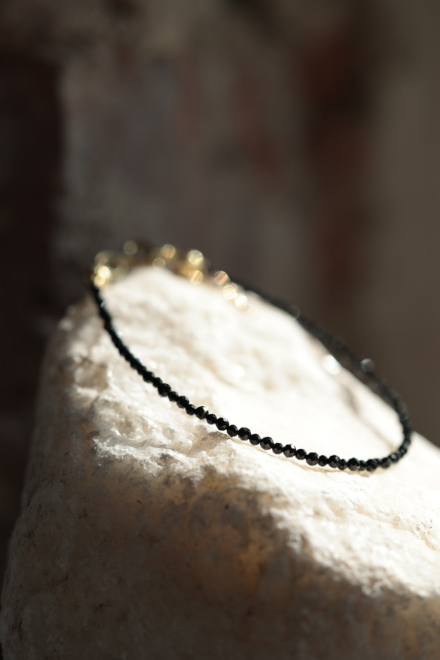 Bransoletka czarny turmalin