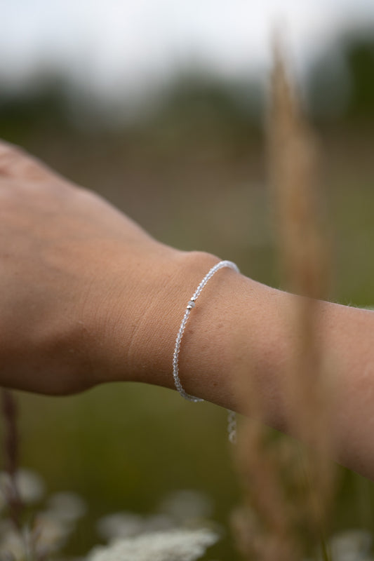 Bransoletka diament i topaz