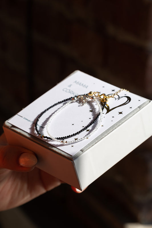 Zestaw Bransoletek Mama i Córka Diament