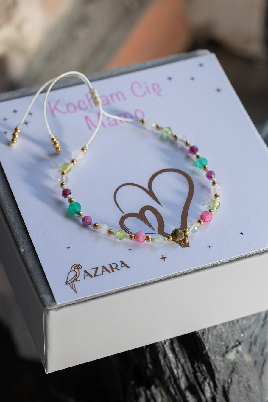 Prezent dla Mamy Bransoletka Mix Kamieni SHINE