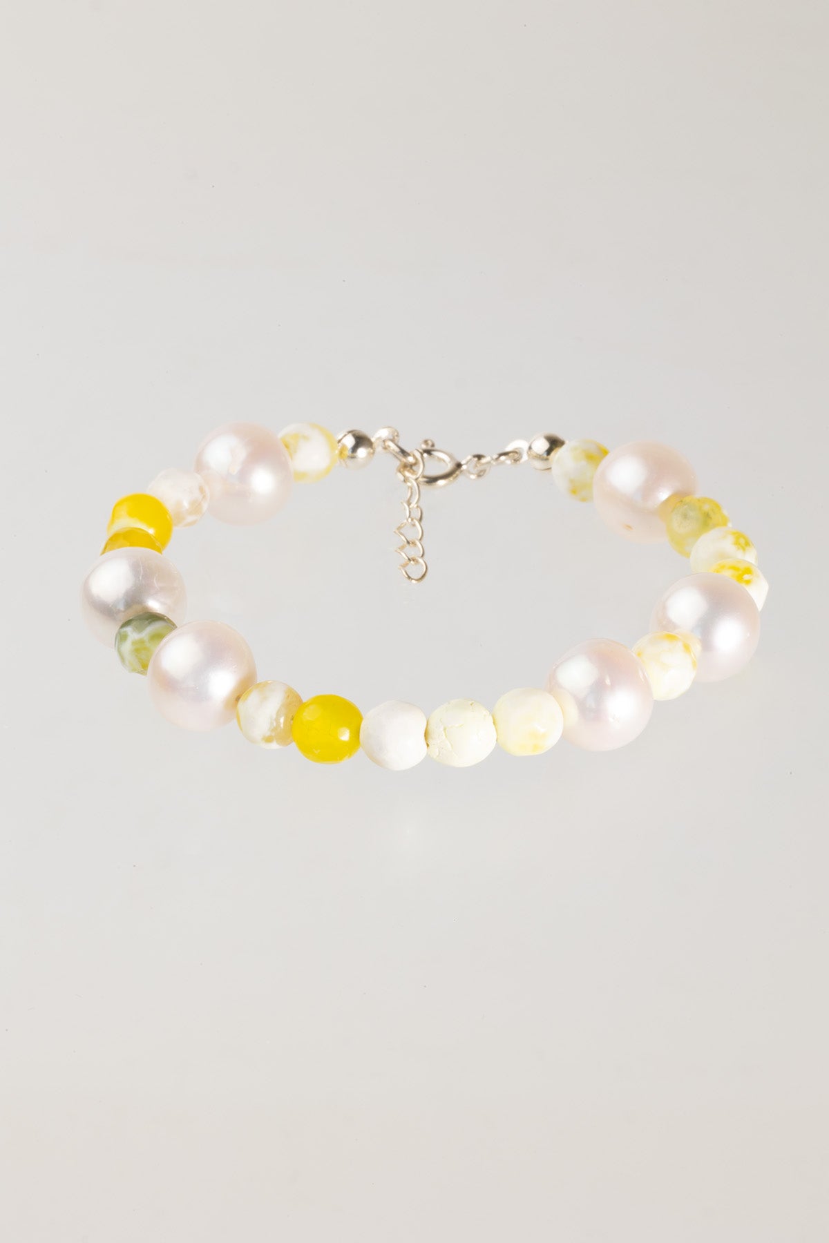 Bransoletka dla Babci Perła i Agat