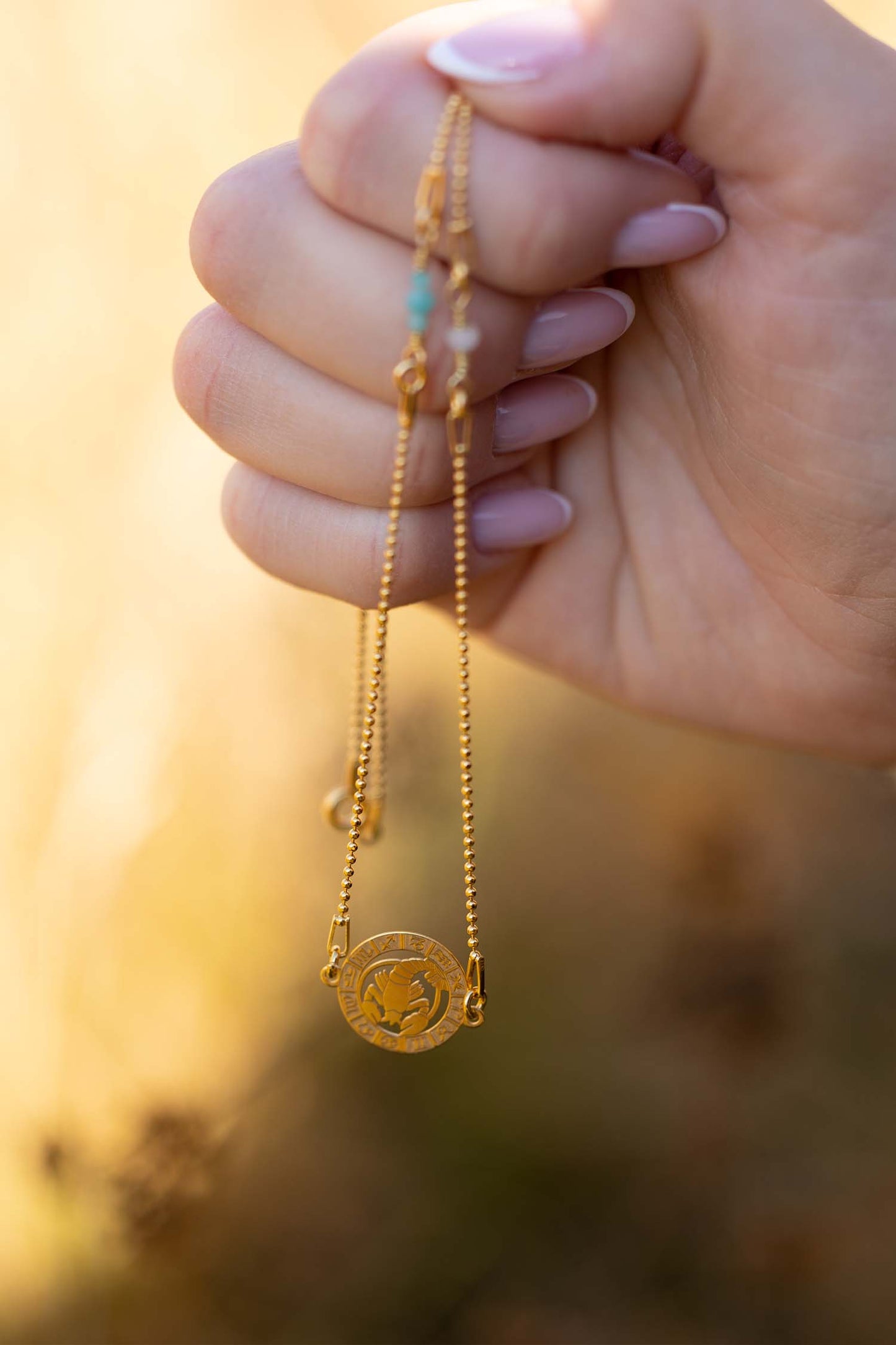 Naszyjnik znak zodiaku rak