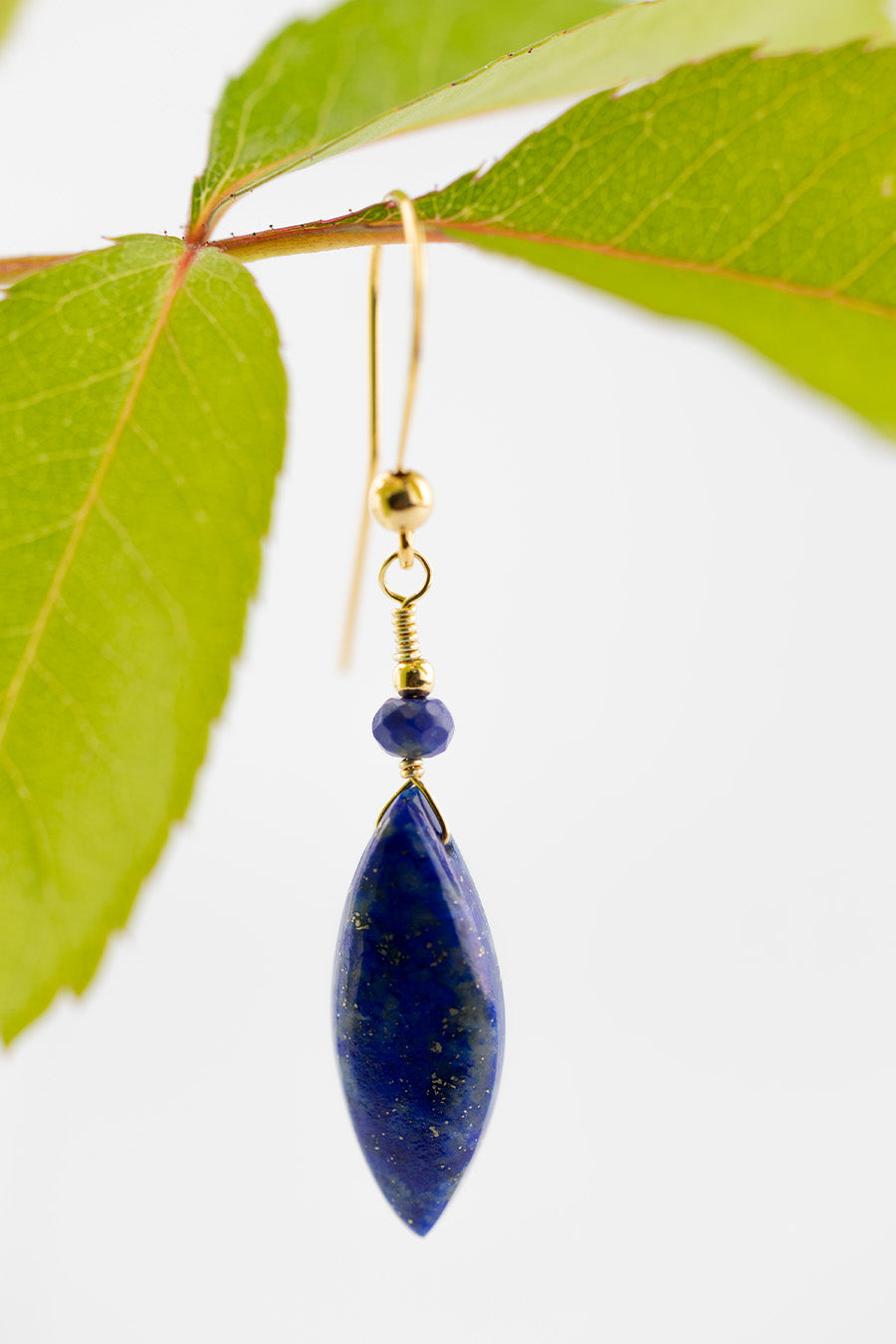 Kolczyki z kamieniami Lapis lazuli