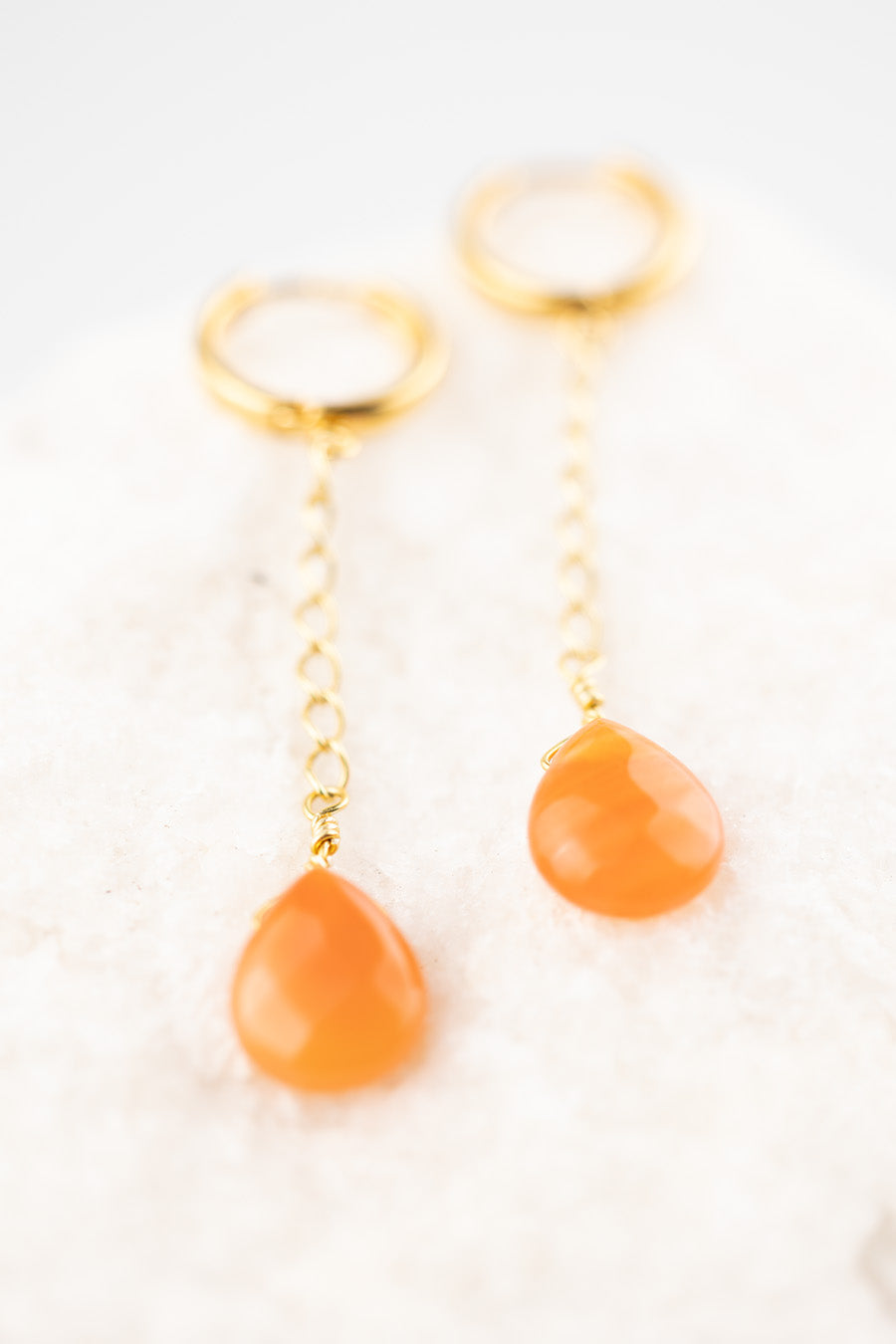 Kolczyki z karneolem