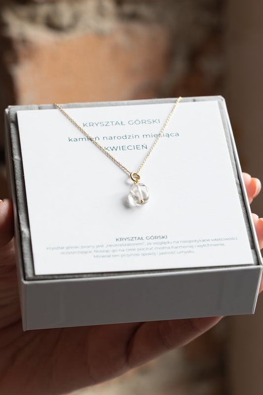 Naszyjnik kamień narodzin – kwiecień