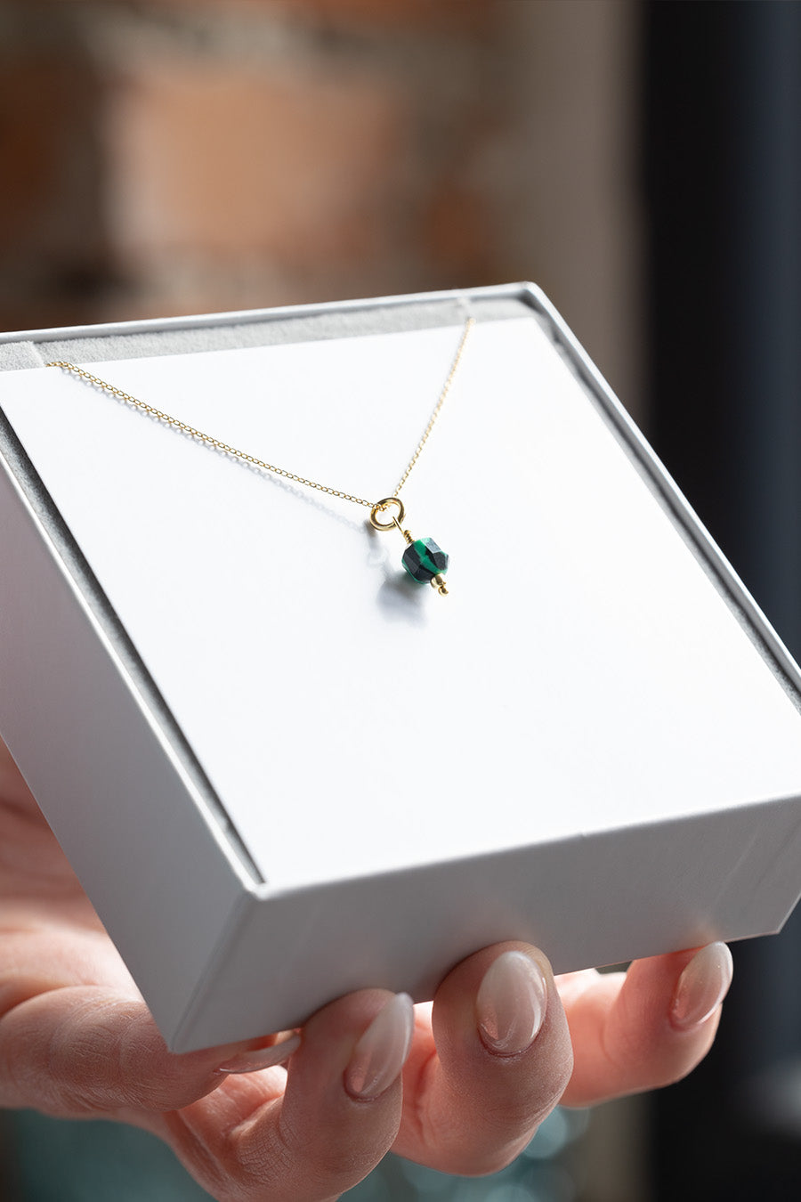 Naszyjnik z malachitem