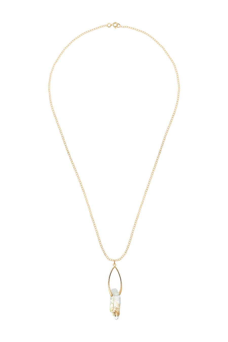 Naszyjnik z zawieszką cytryn