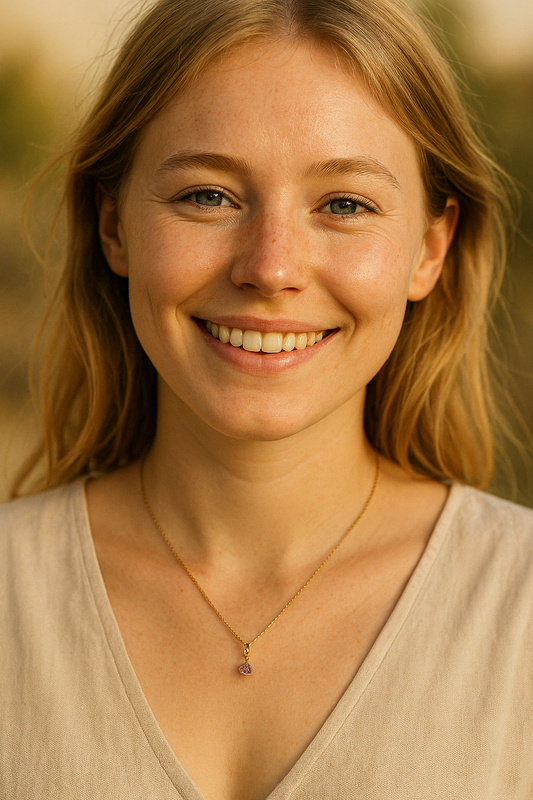 naszyjnik z ametystem