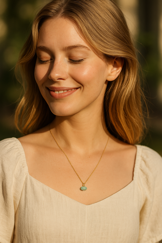 naszyjnik z chryzoprazem