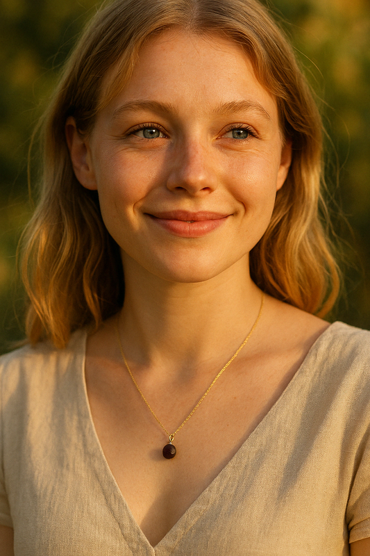 naszyjnik z granatem