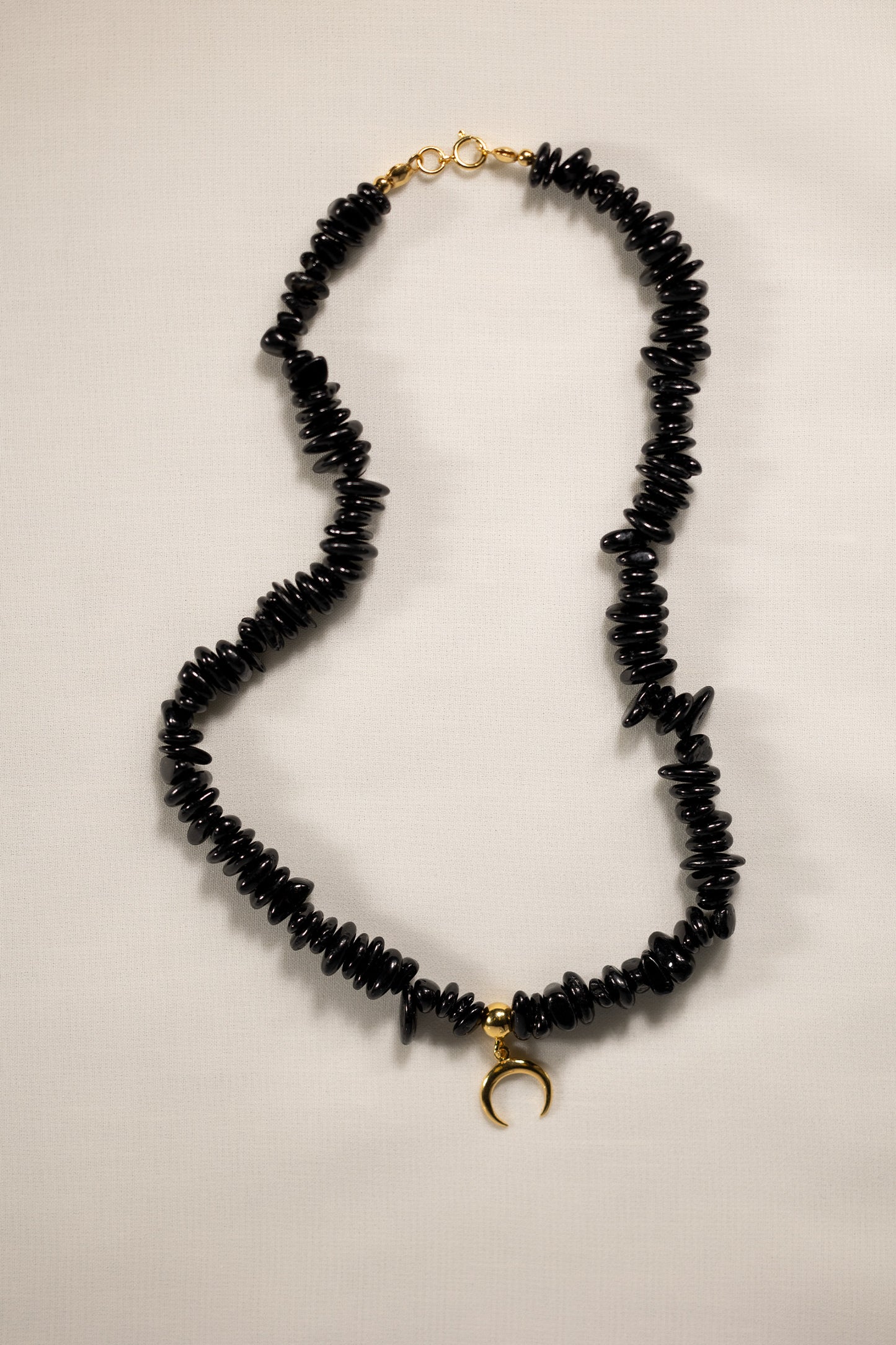 Naszyjnik Choker z nieregularnym turmalinem