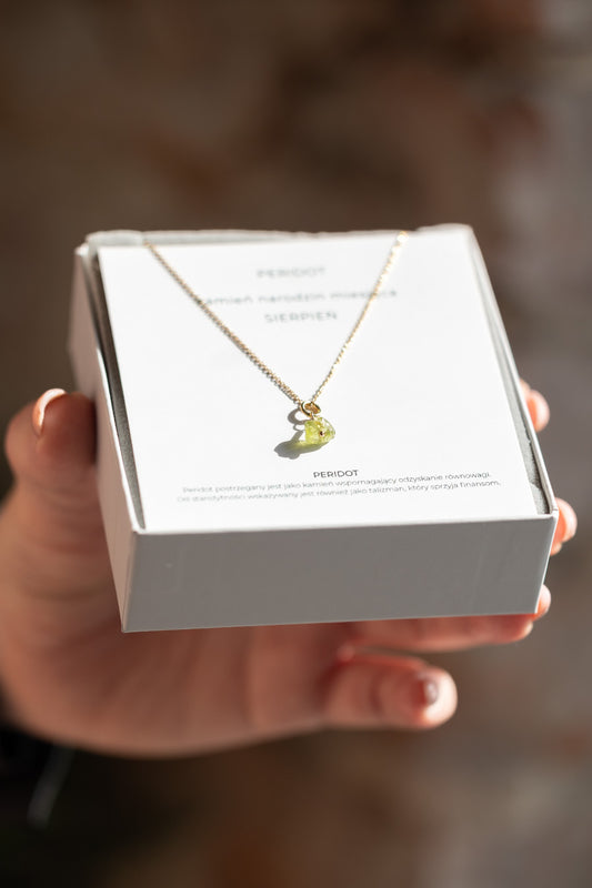 Naszyjnik kamień narodzin – sierpień