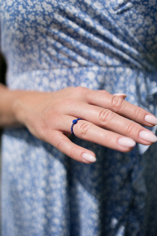 Pierścionek z Lapis Lazuli