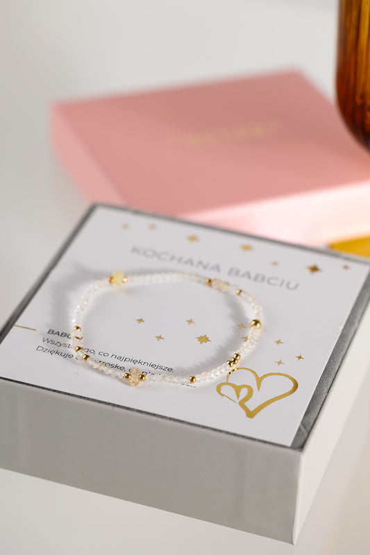 Zestaw bransoletek Perła i Cytryn