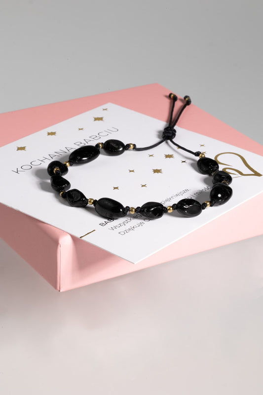 Bransoletka dla Babci Turmalin nieregularny