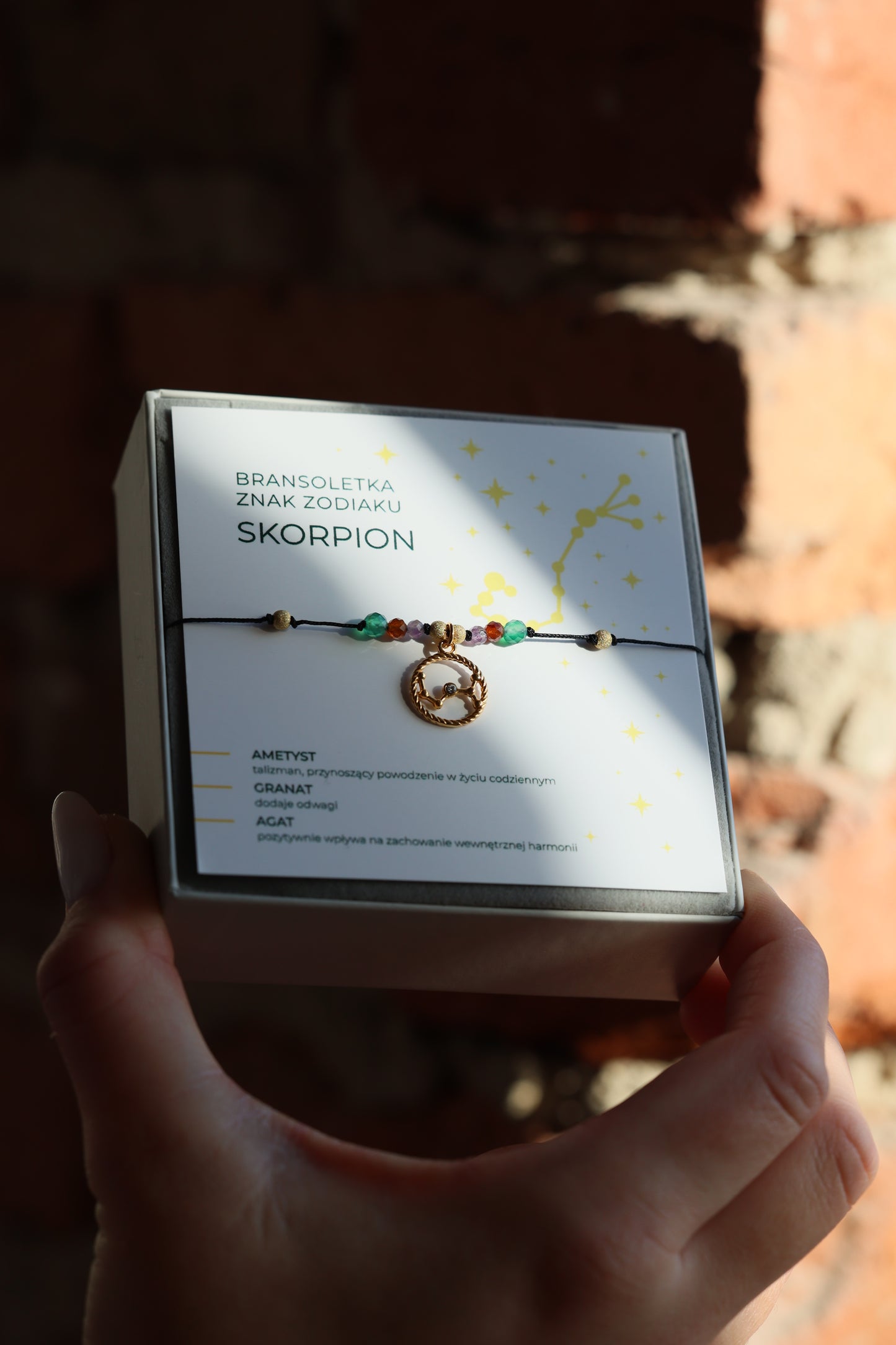 bransoletka znak zodiaku skorpion
