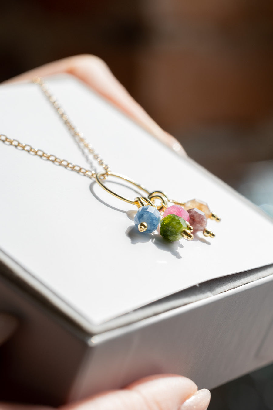 Naszyjnik z turmalinami