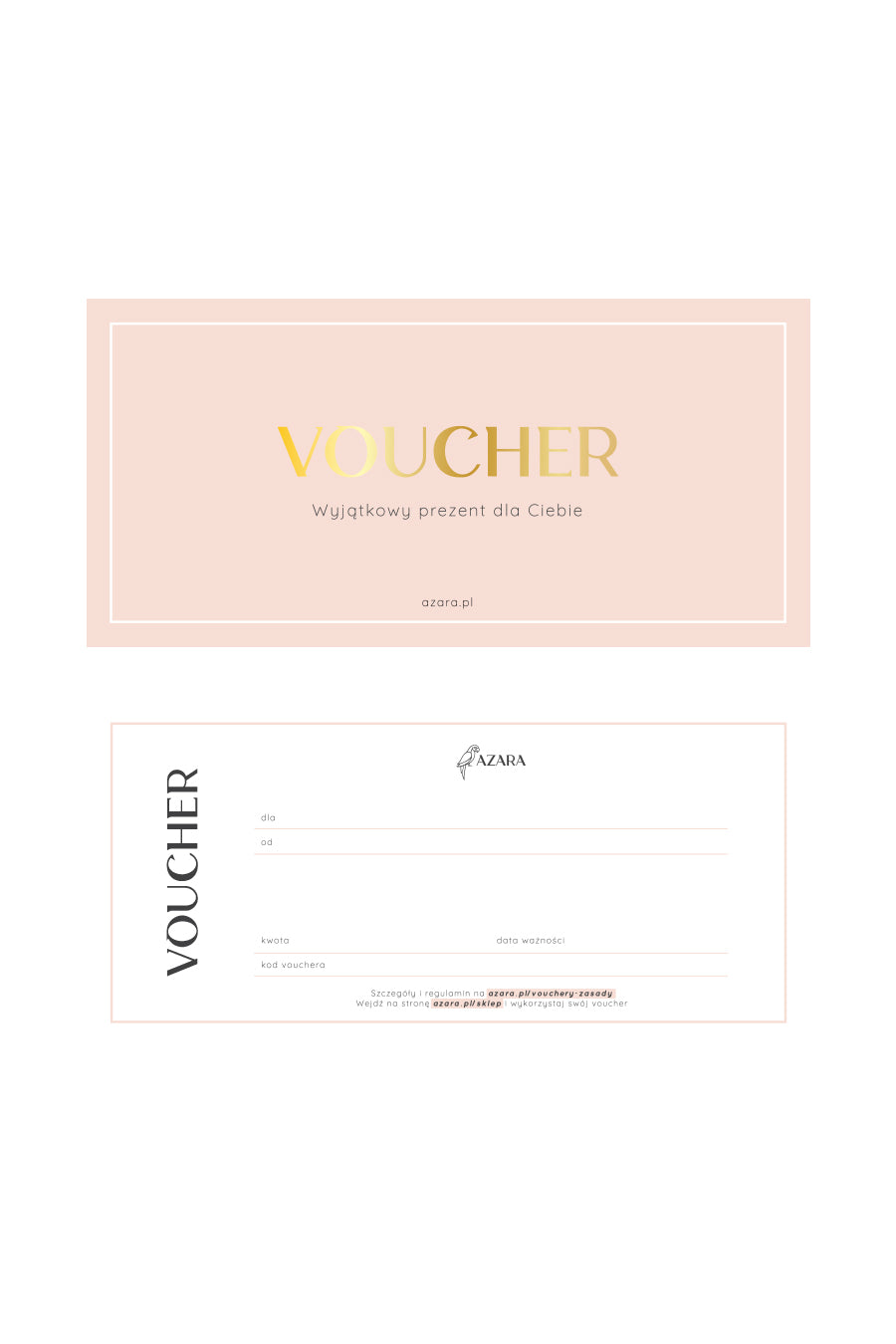 Bon podarunkowy – voucher prezentowy