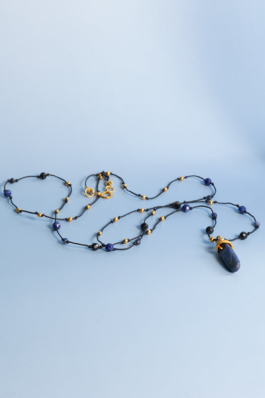 Naszyjnik z Lapis lazuli – kamieniem mądrości